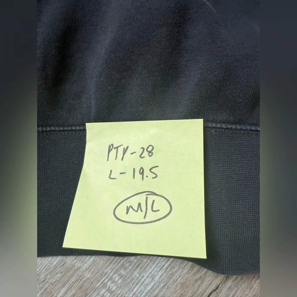 Nike Sweatshirt Crewneck Pullover Cropped Oversized Black Size M L - Image 7