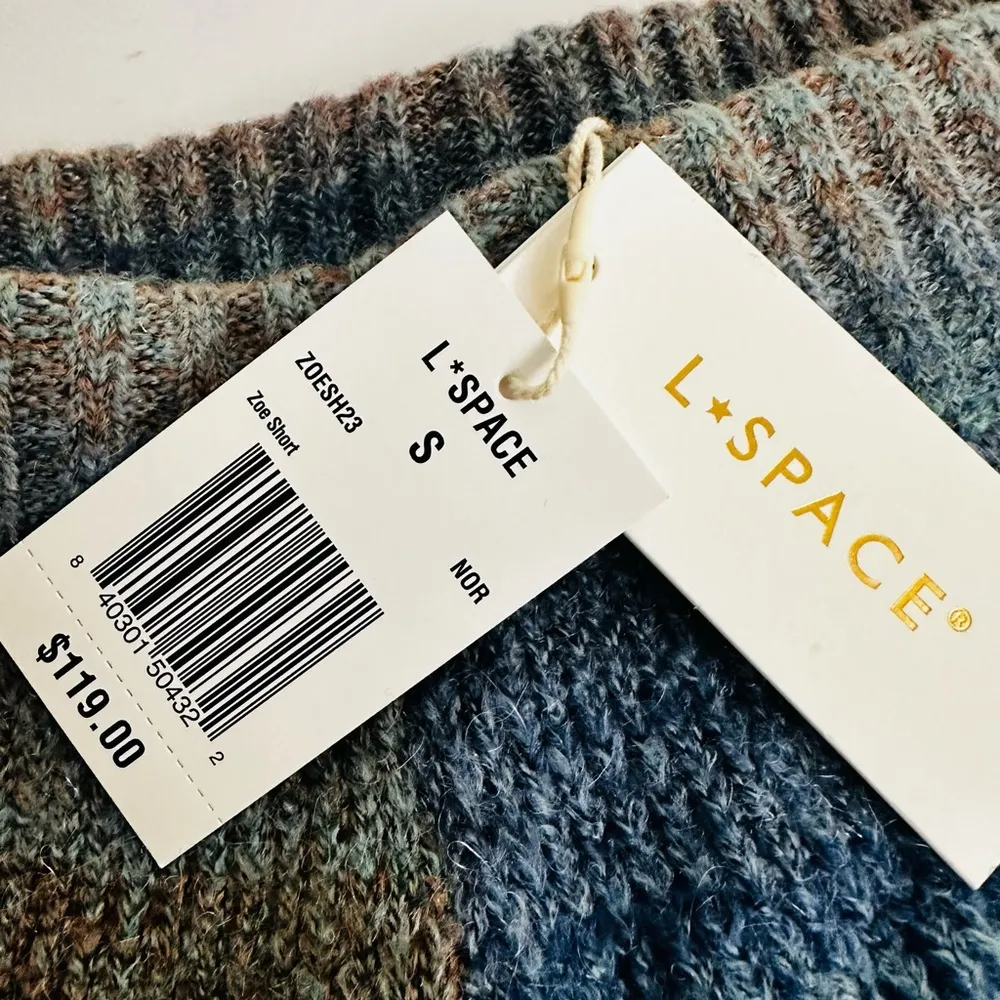 L*Space Zoé Sweater Knit Ombre Shorts NWT Size Small!  Revolve Brand  Sold Out - Image 6