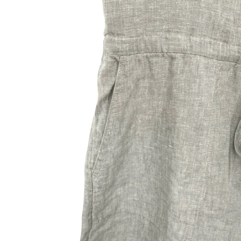 C&C California Linen Short Sleeve Romper Small - Image 4
