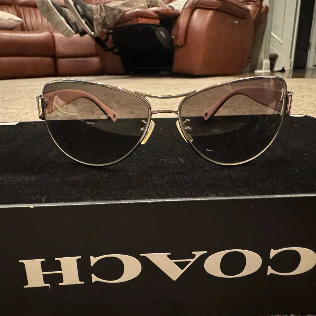 Coach  Brown Sunglasses with Case - Image 3