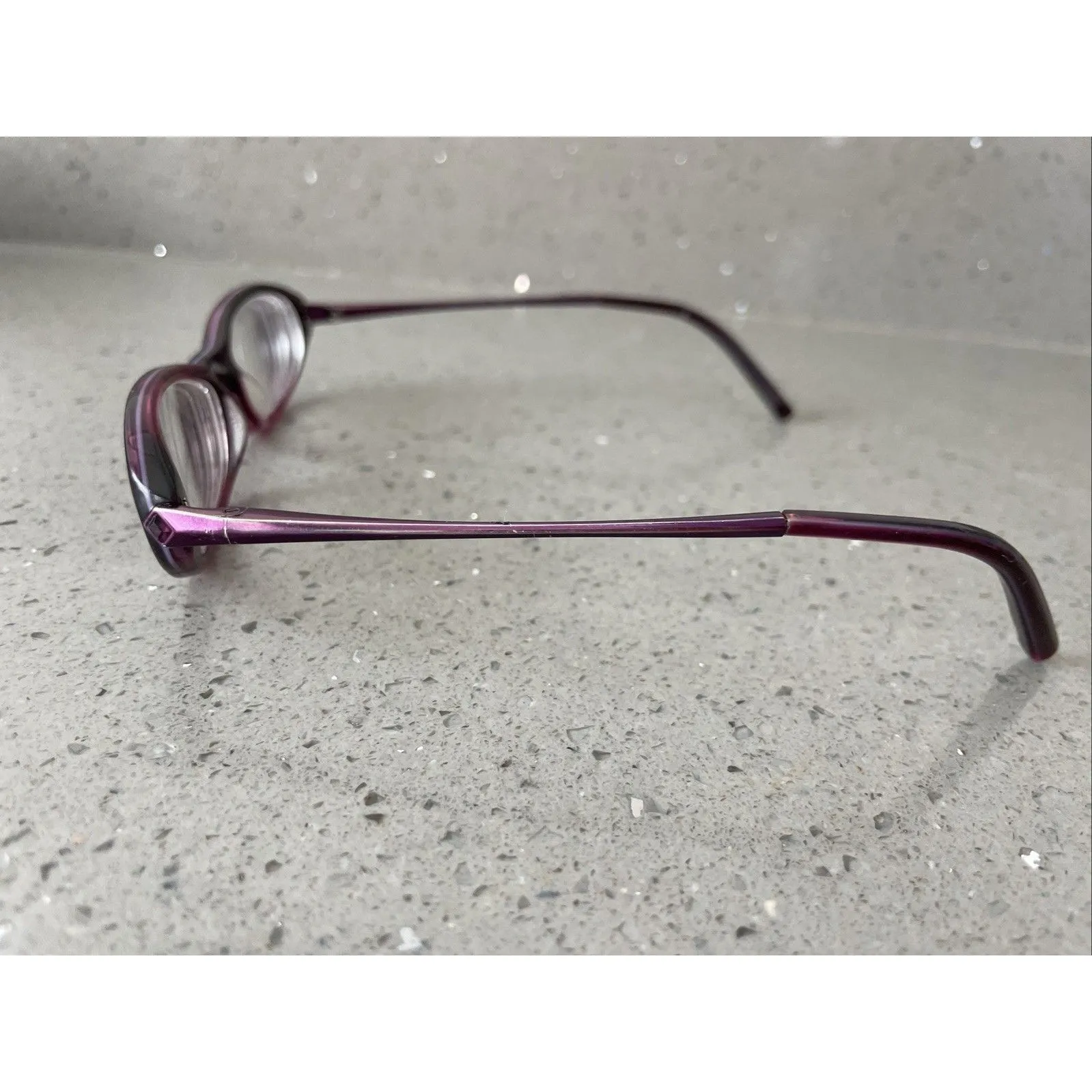 Originale JONES NEW YORK J208 Eyeglasses Frames ONLY  PLUM 48-16-135 - Image 3