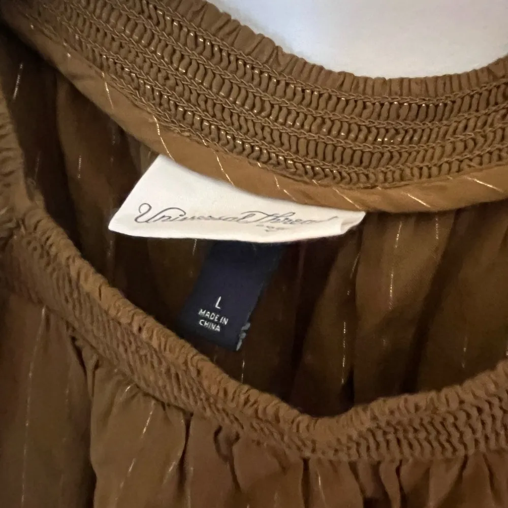 Metallic Peplum Top - Image 3