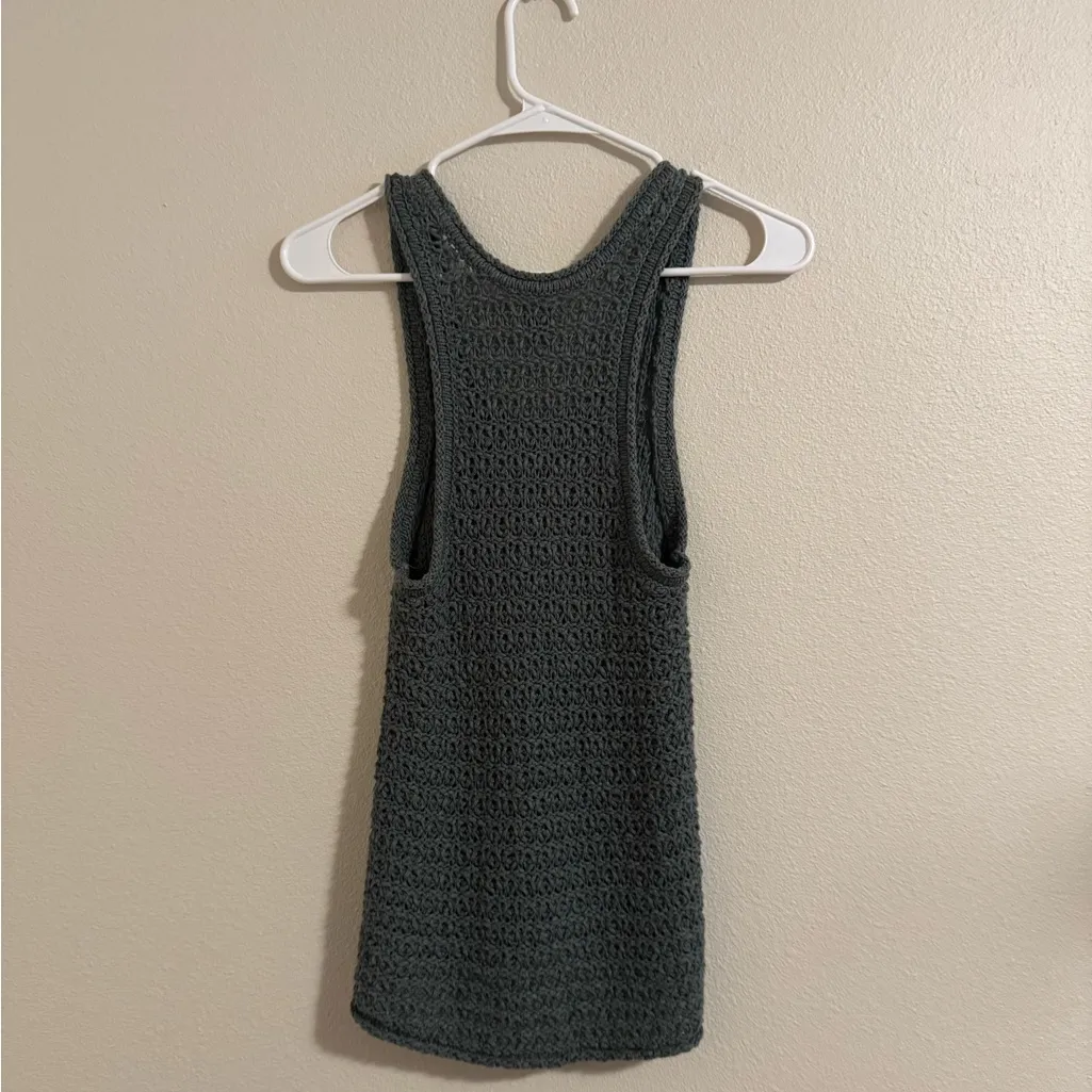 Aerie Dark Gray Knit Tank Top - Image 3
