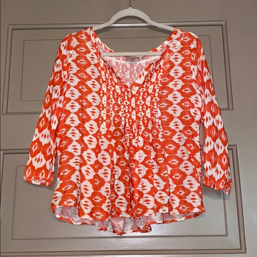 Anthropologie Vanessa Virginia Orange Blouse - Image 2