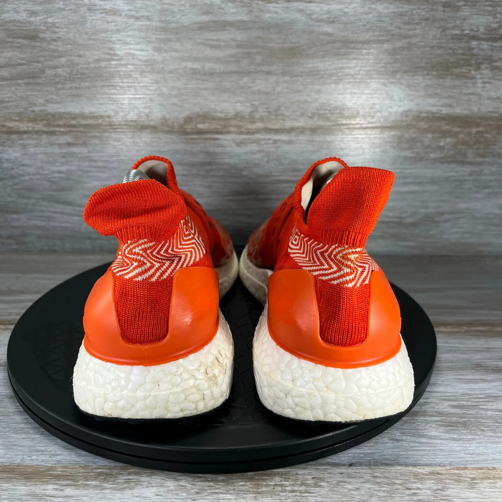 Adidas  Red and White Athletic Shoes - Image 5