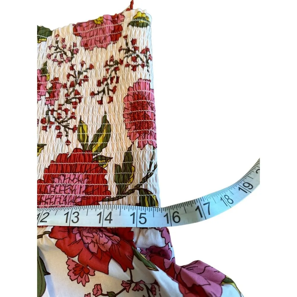 Steve Madden Ladies Babydoll Dress Floral Print Sleeveless Summer Sundress - Image 12