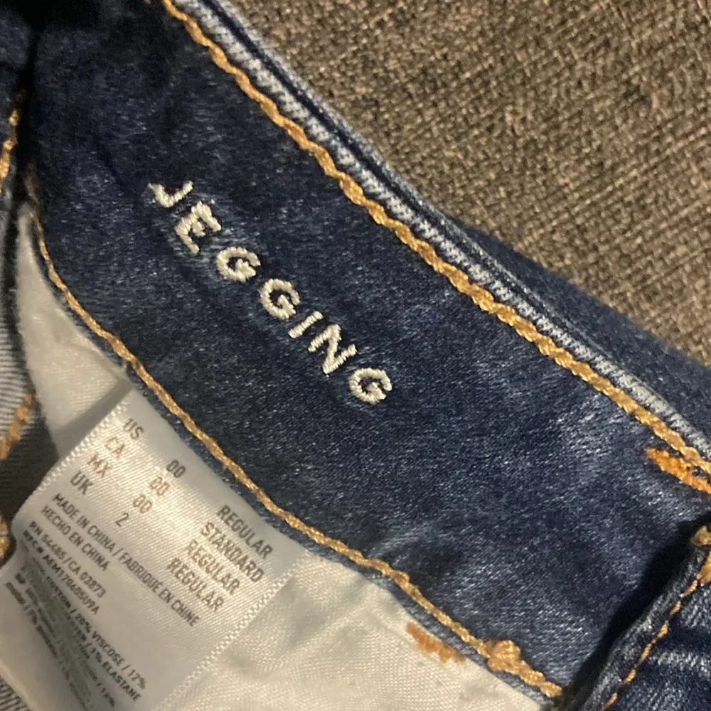 American Eagle Outfitters Super Stretch Jeggings Women’s Size 00 Denim Blue Pant - Image 11