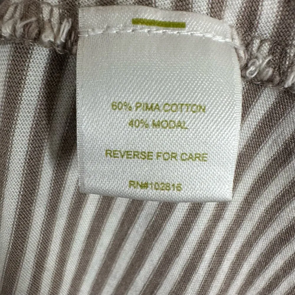 Garnet Hill Womens size XS Tiered Striped Sleeveless Tank Top Blouse - Image 9