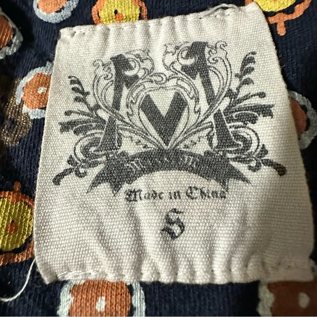 Miss Me Navy and Maroon Blouse - Image 5