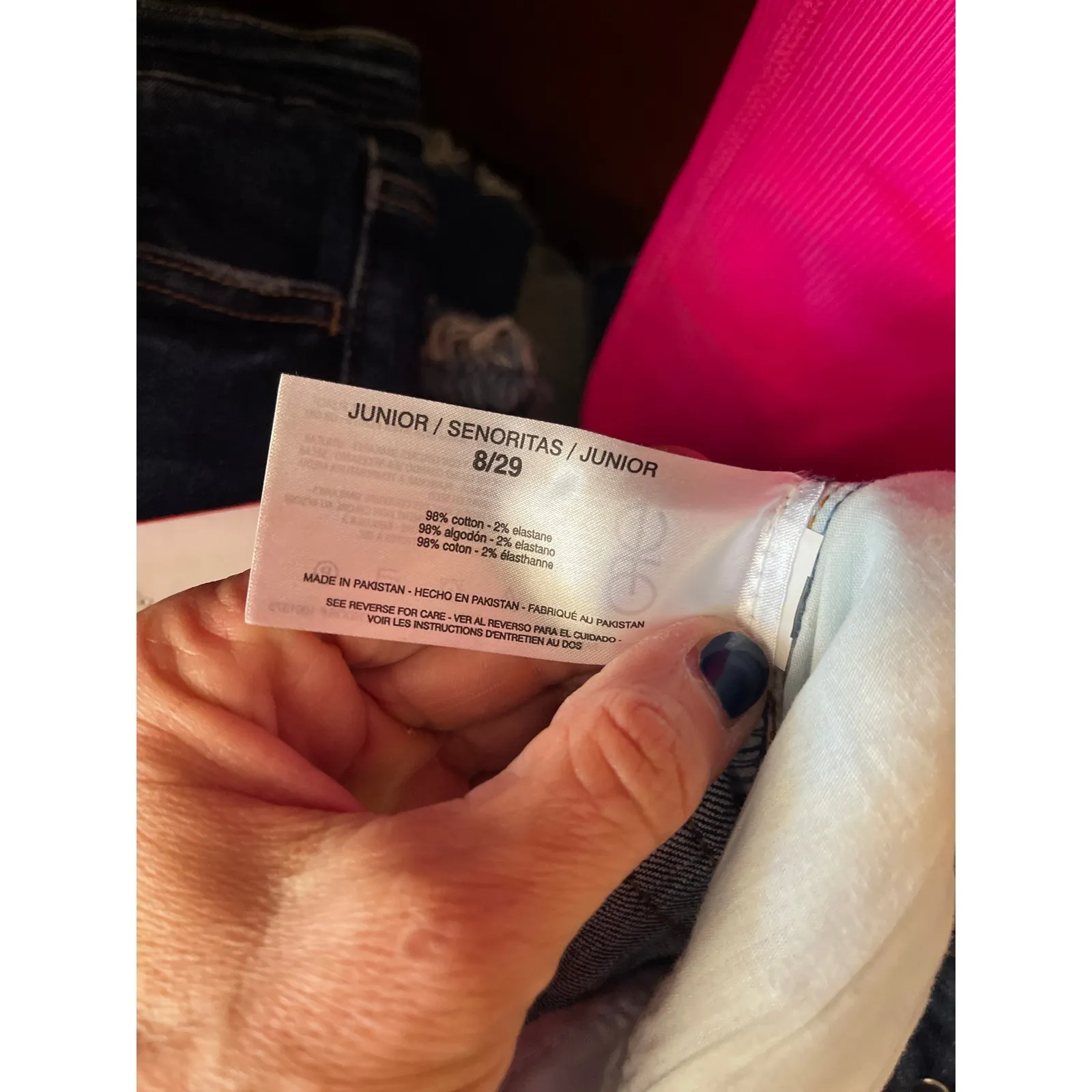 Ella Moss High Rise slim straight ankle jeans size 8 - Image 7