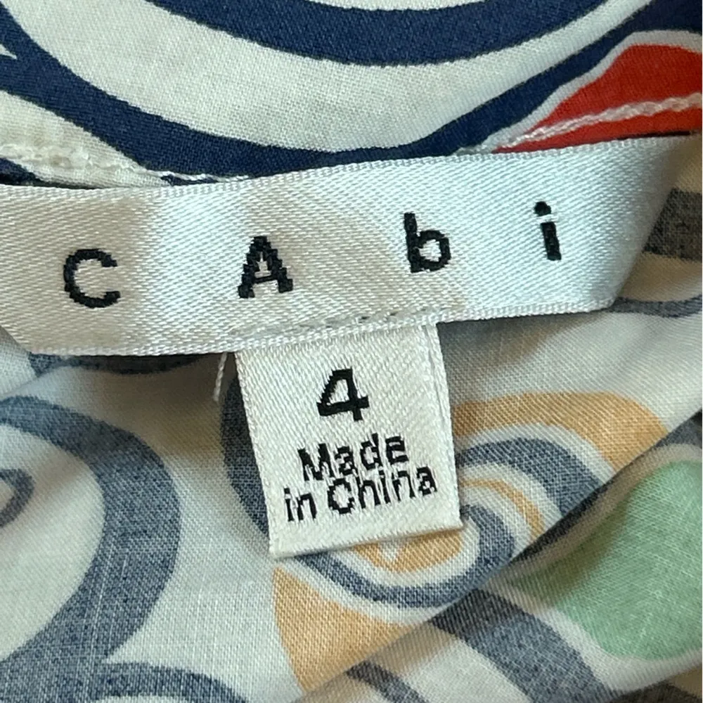 Cabi vibrant and colorful peplum Keepsake Cami Tank Top, Style 823. Size 4 - Image 9