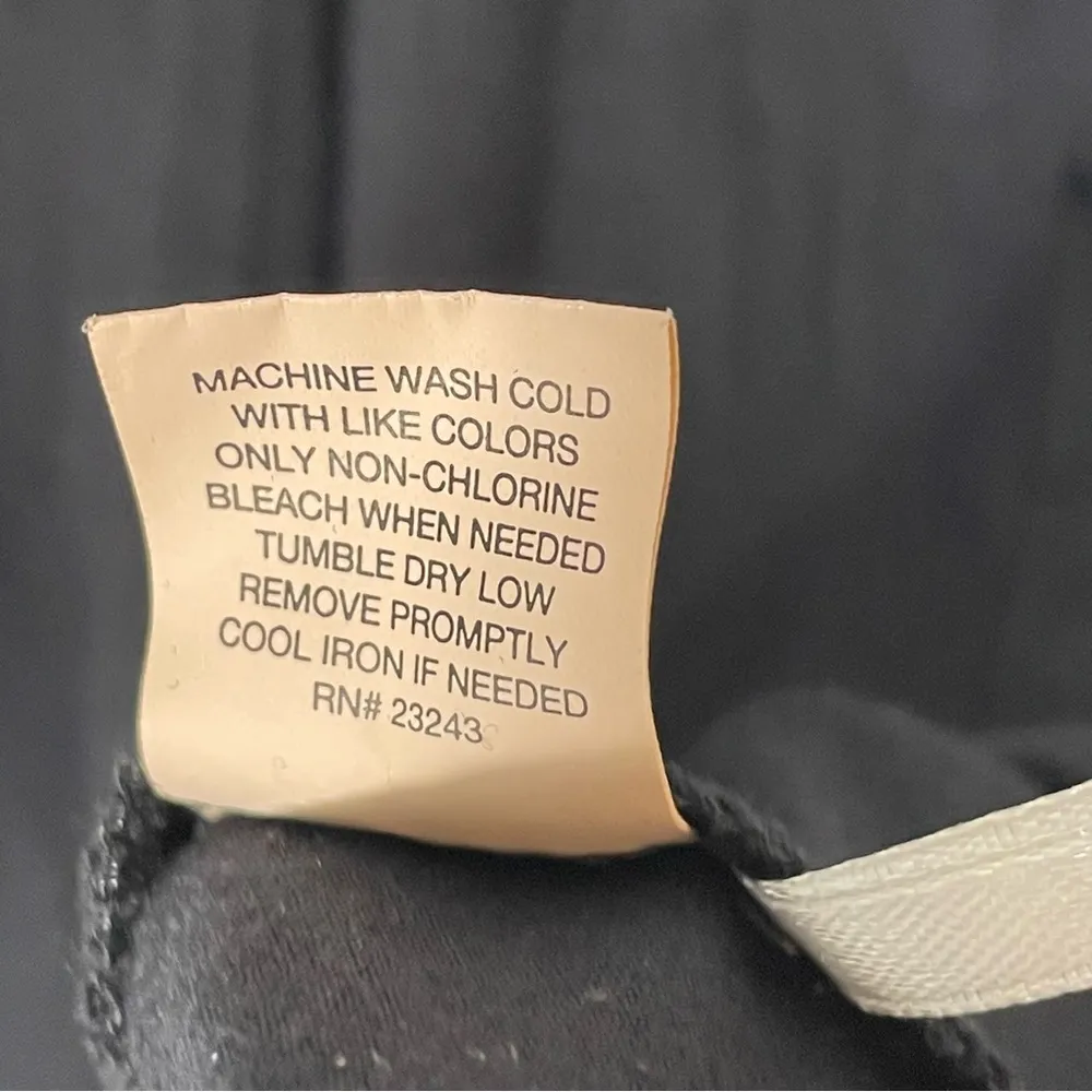 New York & Company Stretch Sleeveless Collared Black Knee Length Dress Size M Size M - Image 5