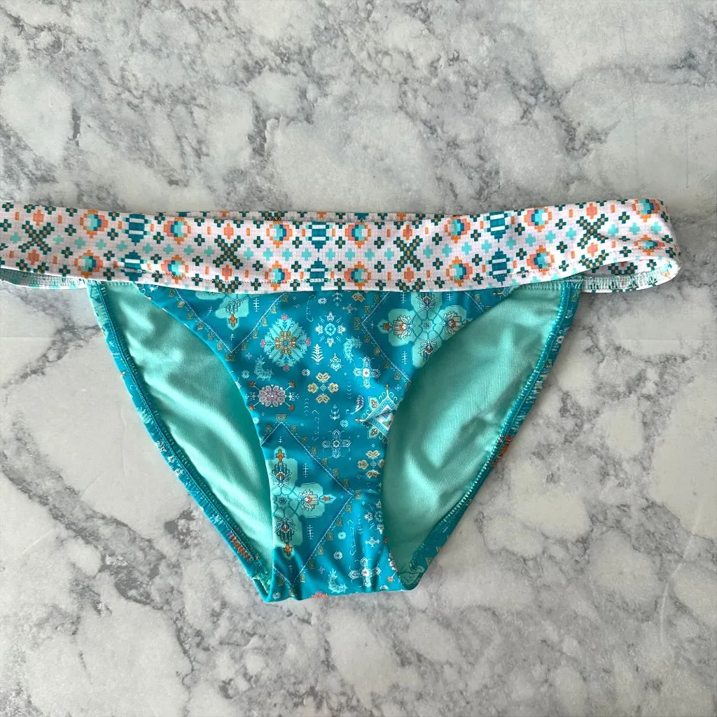 Seafolly Gypsy Banded Hipster Bikini Bottom Eden - Image 2