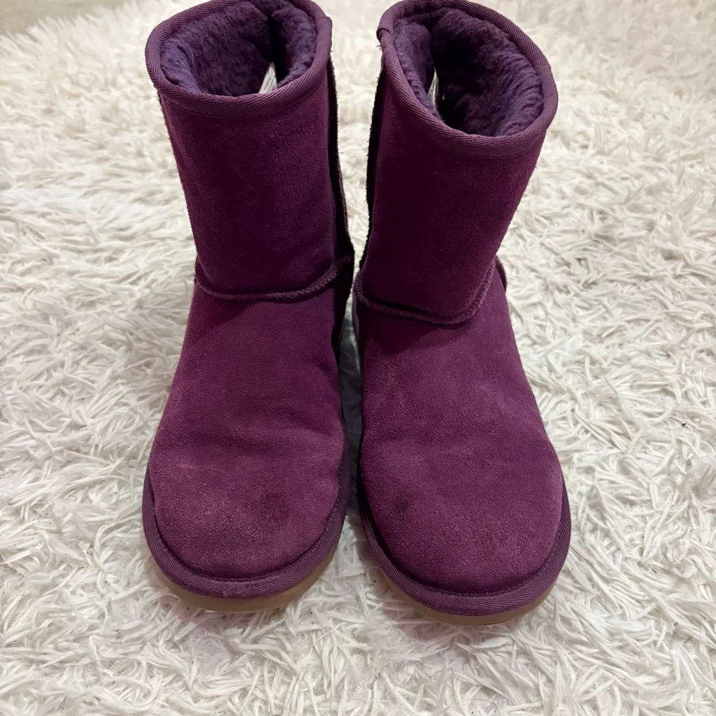 Koolabora Ugg Short Boots Purple Women’s Size 5‎ - Image 2