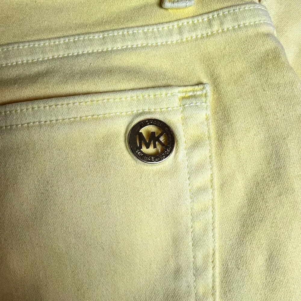 Michael Kors Basic Womens Lemon Straight Leg Pants Sz 12 - Image 12