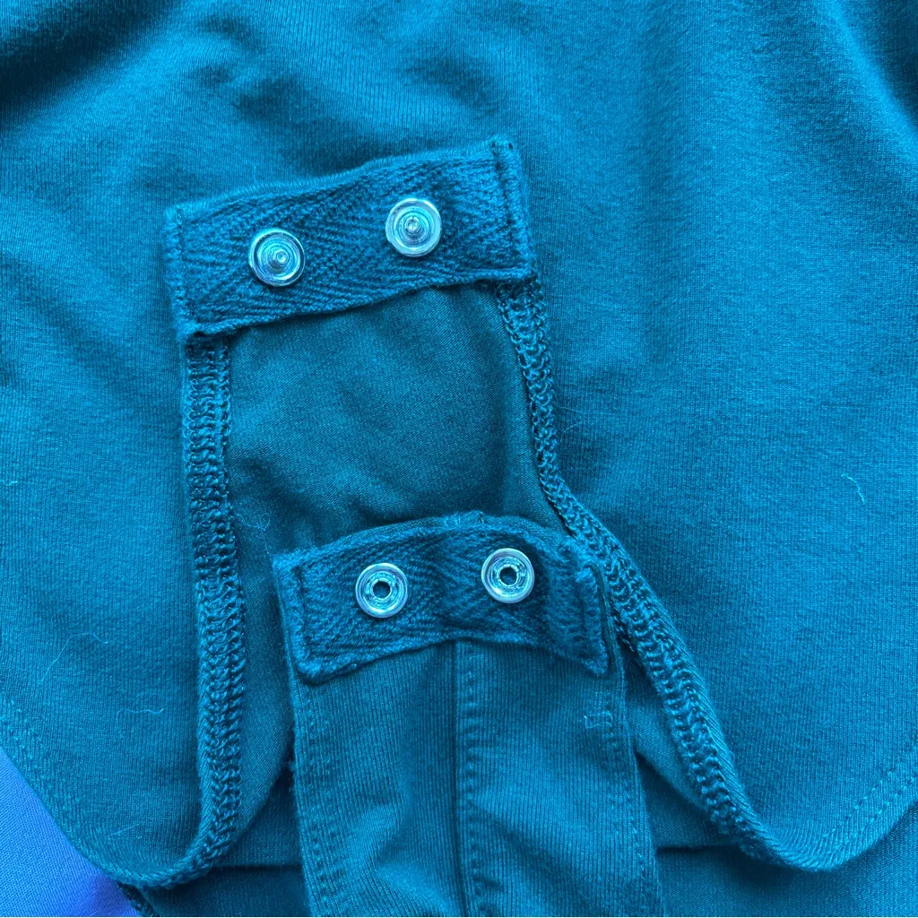 a new day Solid Forest Green Mock Neck Long Sleeve Bodysuit - Image 7