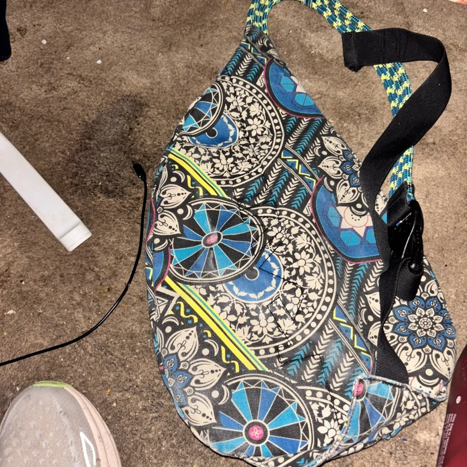 KAVU Rope Sling Bag Cotton Crossbody Backpack - Image 5