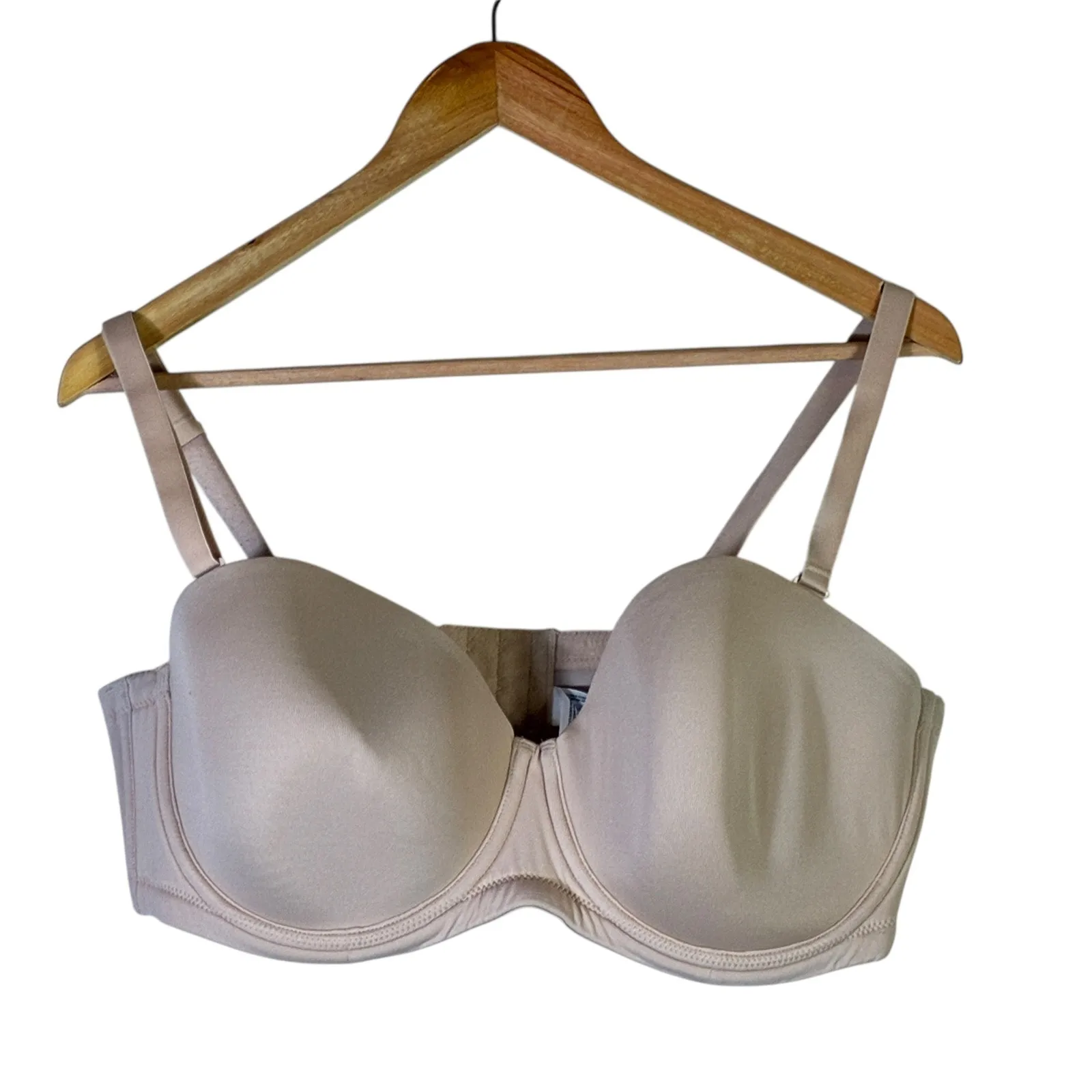 Wacoal Red Carpet Strapless Full-Busted Underwire Bra Womens 40DD Beige Nude - Image 2