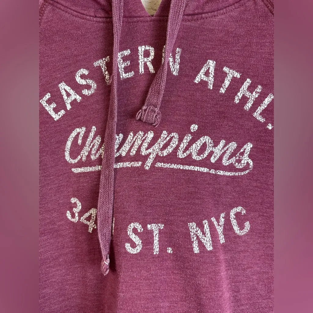 Aeropostale Woman’s Sportswear Hooded Athletic Casual Cropped Hoodie Size Medium - Image 2