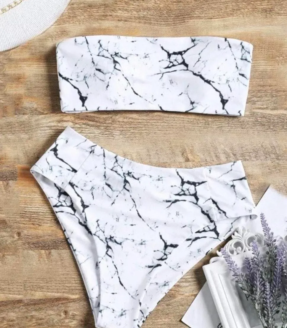 Boutique Marble Bikini Set - Image 3