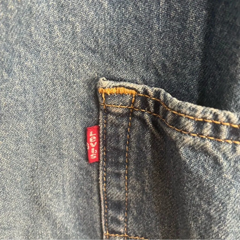 Levi's Premium Utility Shortalls Size Large - Image 4