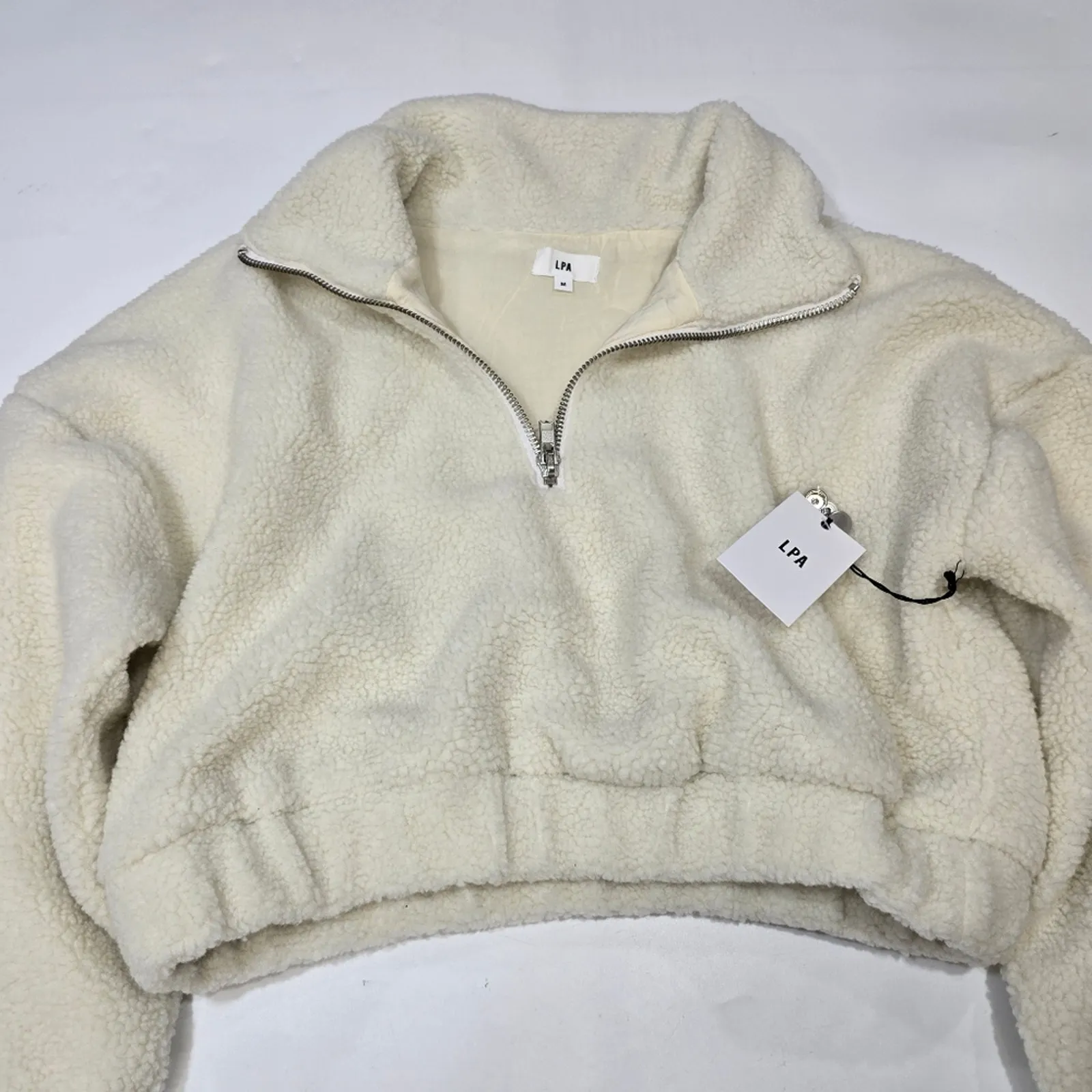 LPA Quinn Pullover Jacket in Sandy Medium - Image 4