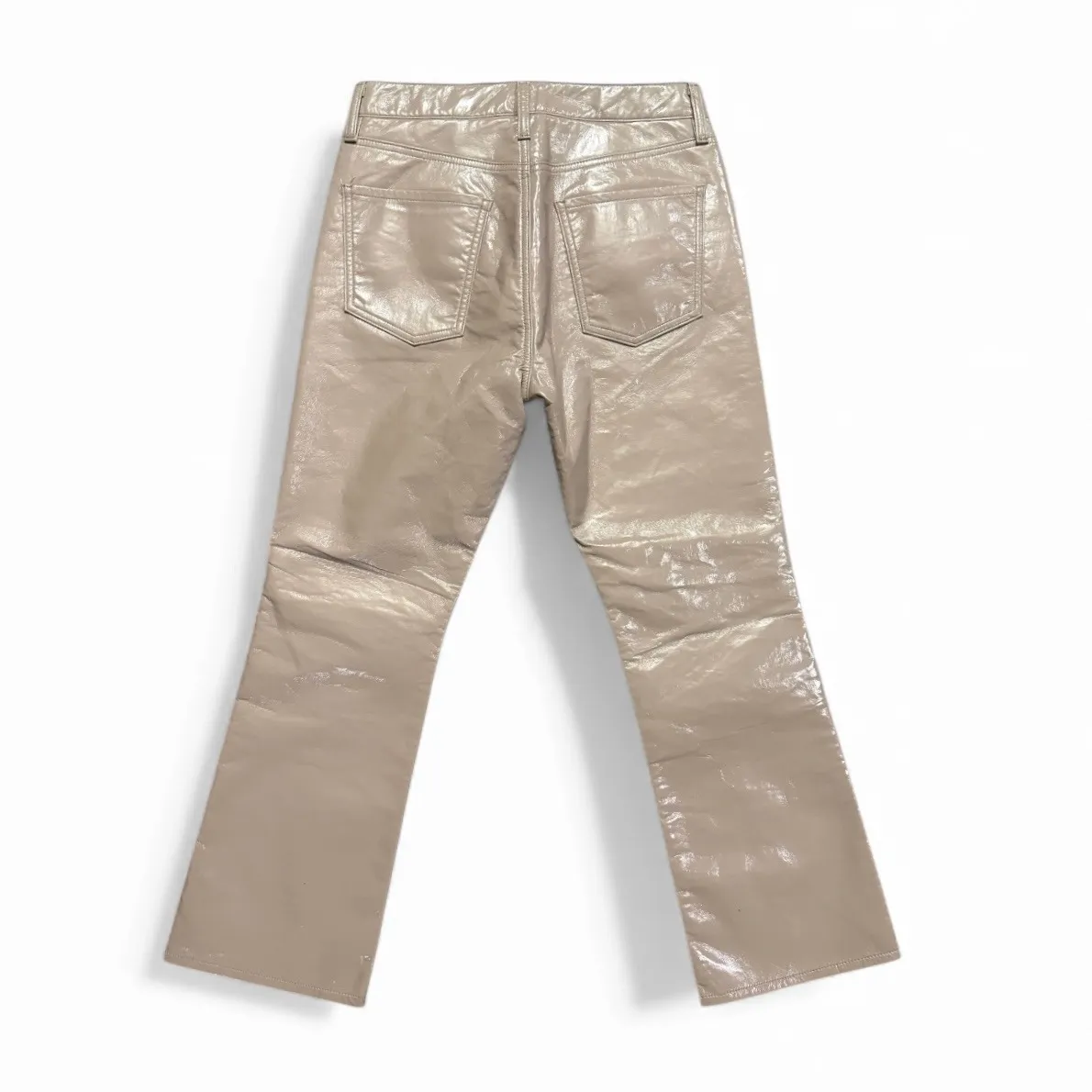 New! Citizens of Humanity
Isola Patent Leather Bootcut Pants in Tan Sz 27 $448 - Image 12