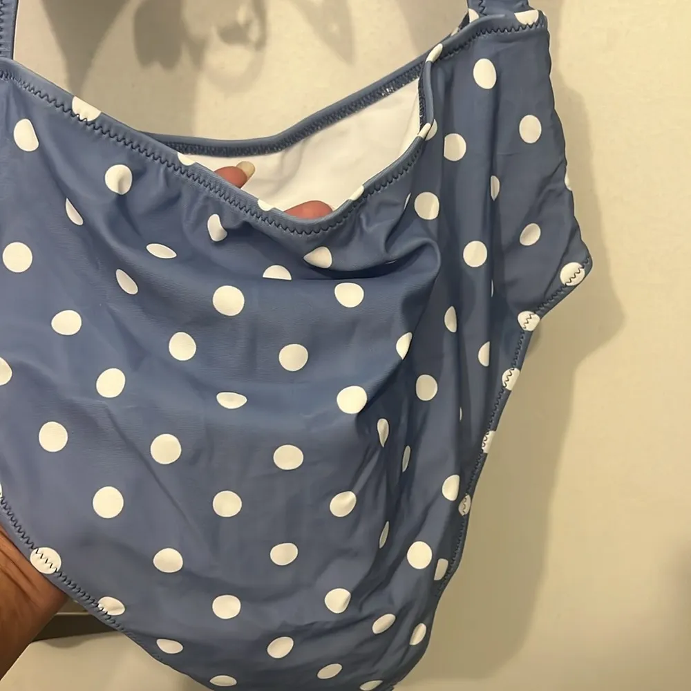 Womens Scoop Neck Cut Out Front Lace Up Back HighCut Monokini One Piece Swimsuit - Image 10