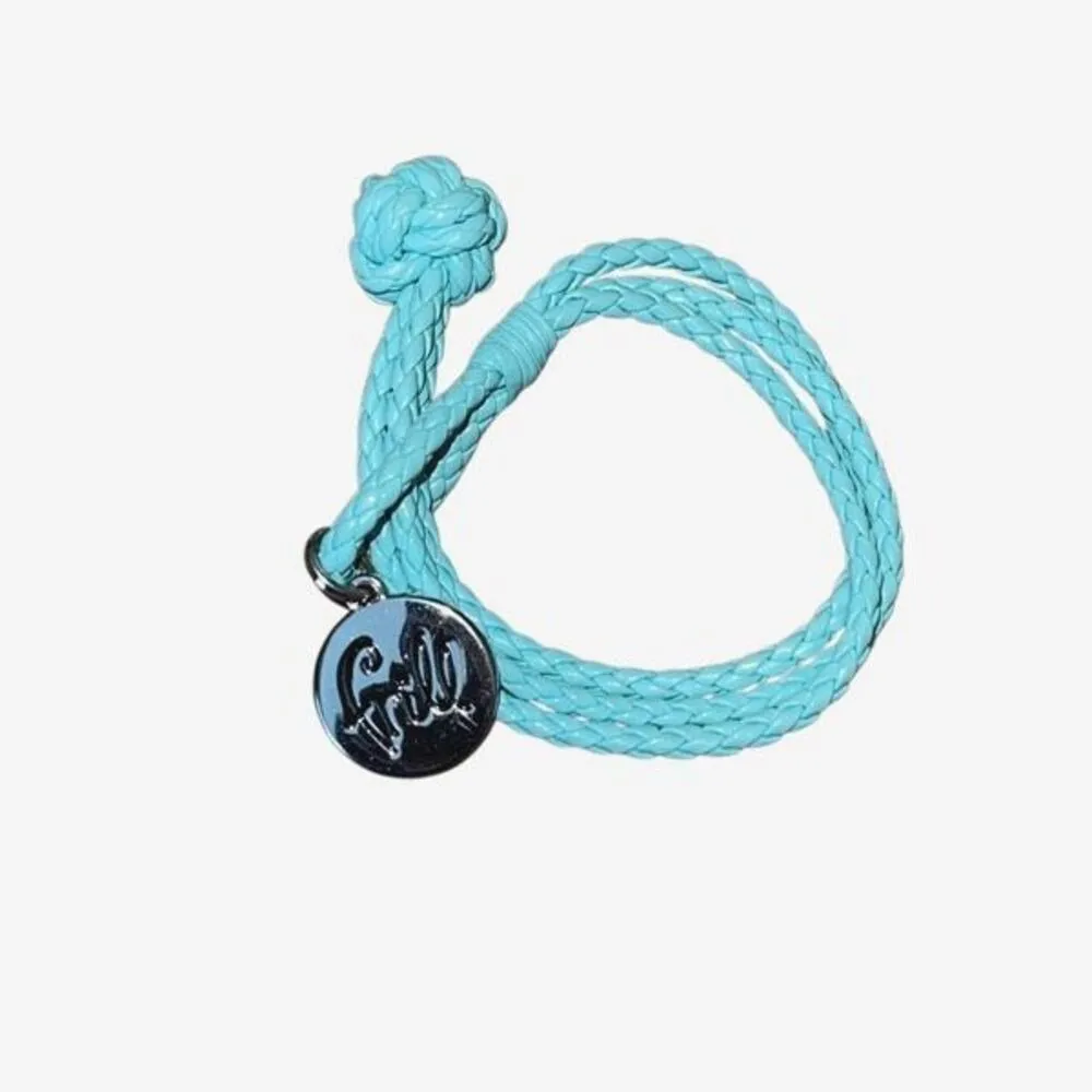 Vera‎ Bradley Frill Braided Cord Charm Bracelet Blue - Image 2