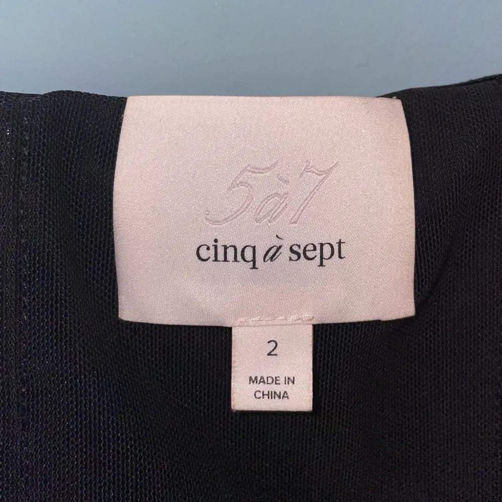 Cinq a Sept Marceau Velvet Cocktail Dress 
Strapless Midi Dress Size 2 - Image 3