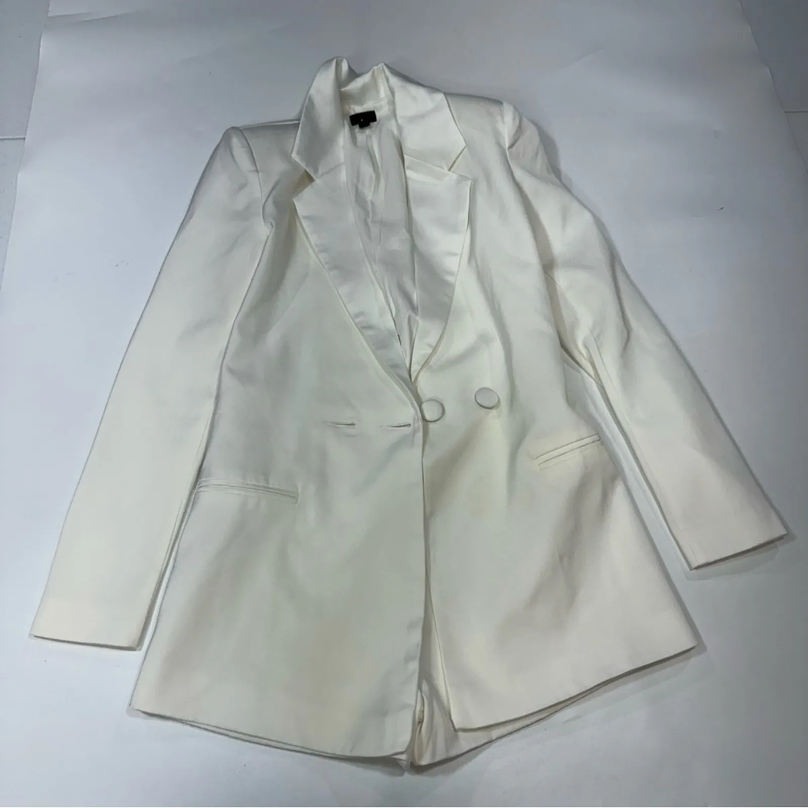 NBD White Romper jacket Small XS - Image 4