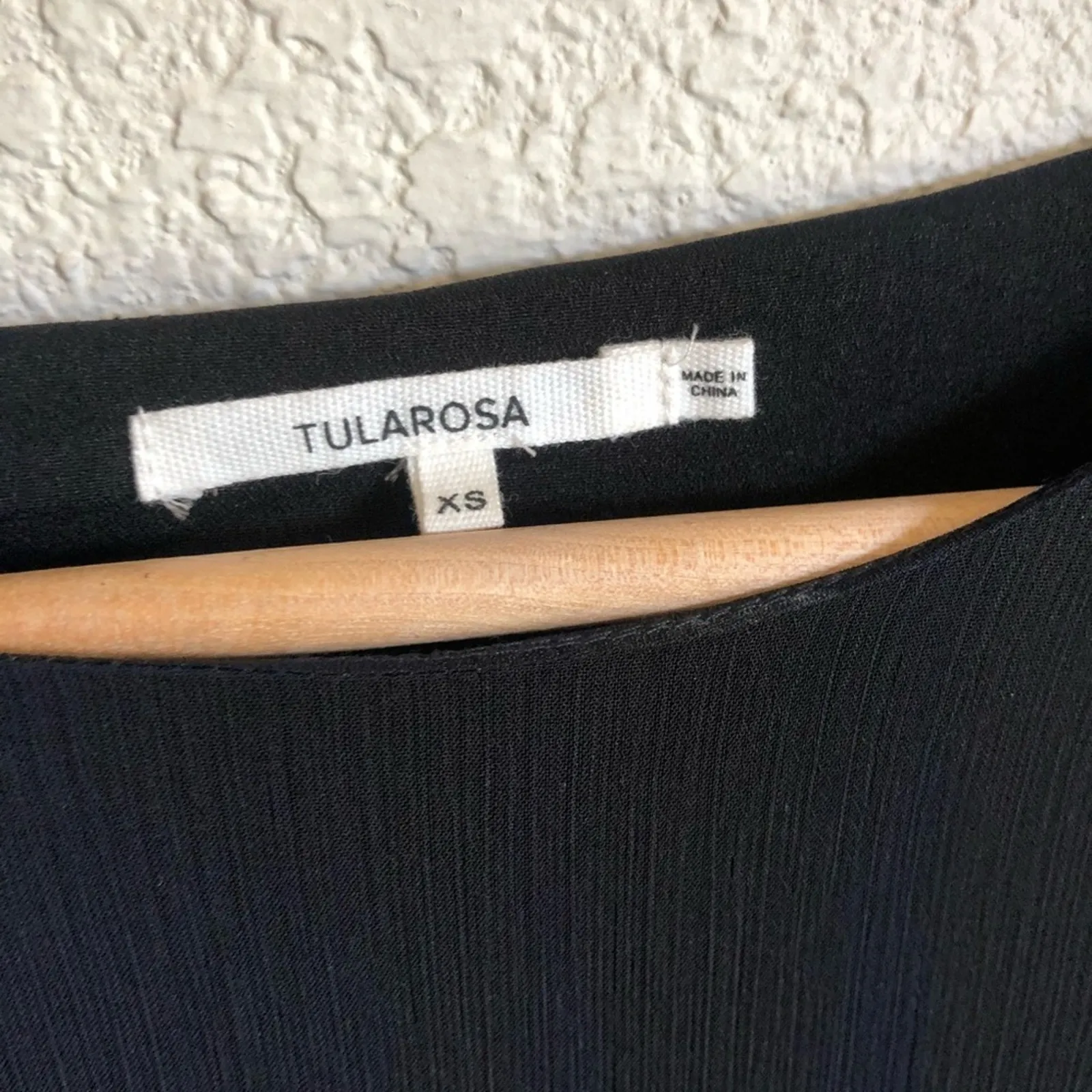 Tularosa Berkley black crochet mini dress - Image 5