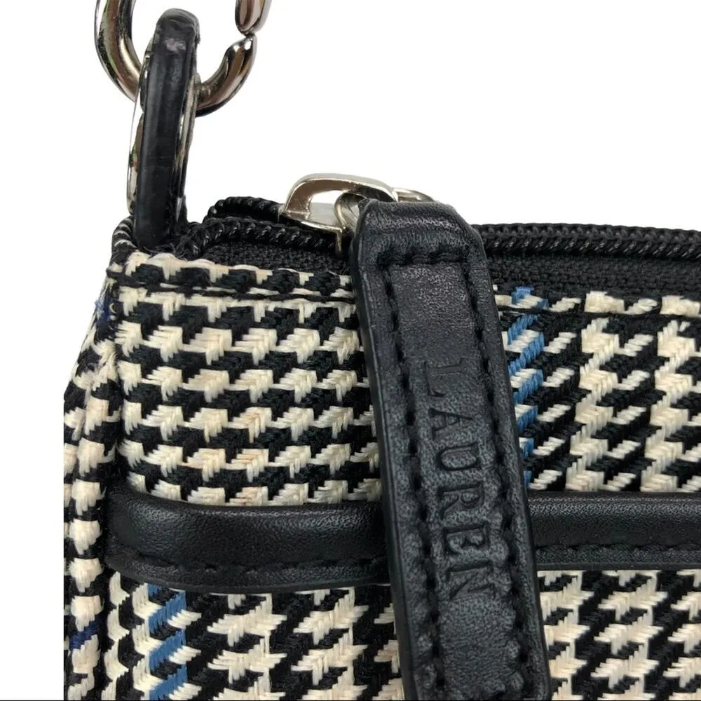 Ralph Lauren Monogram Houndstooth Canvas Mini Bag - Image 4