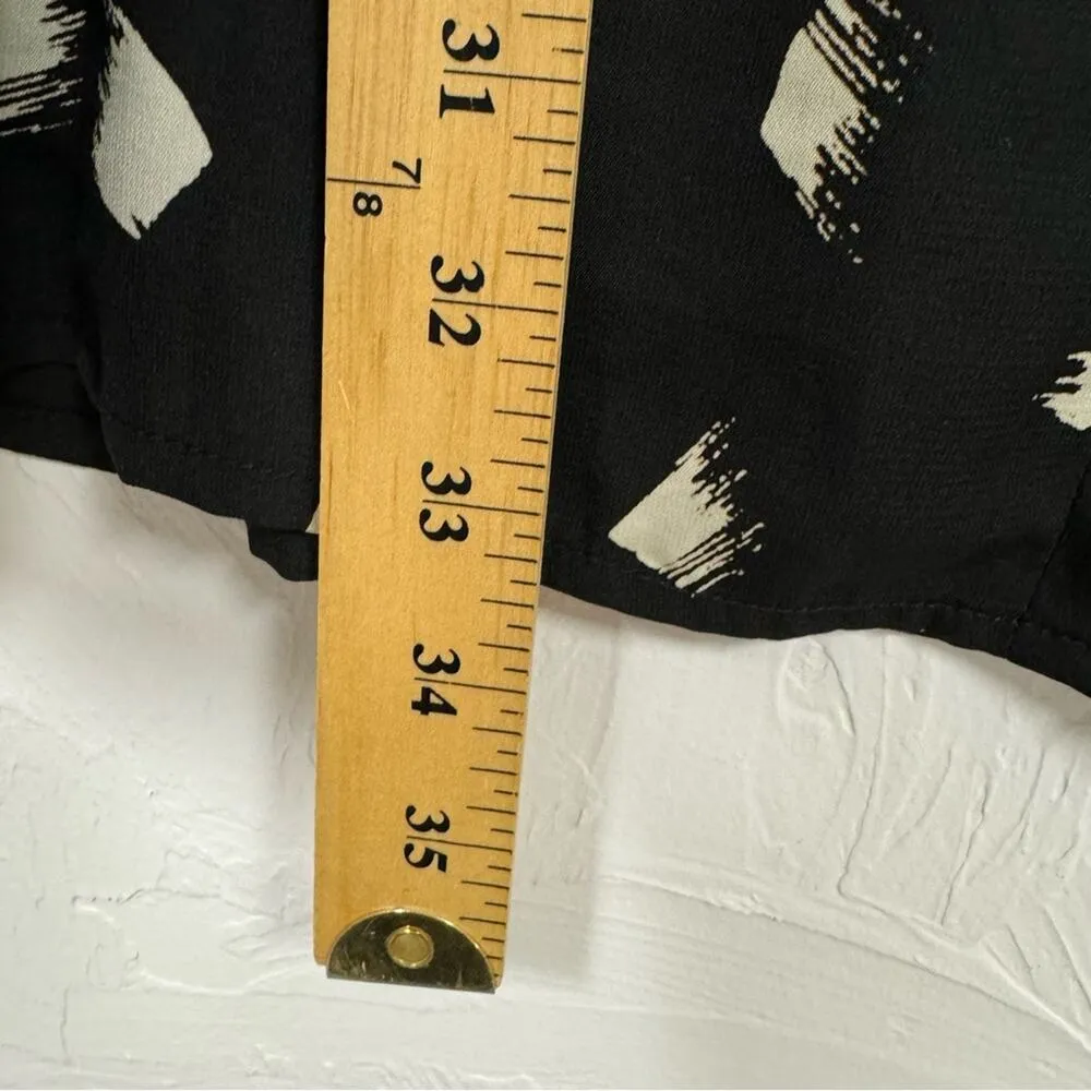 Skies Are Blue Black Spotted Tie Short Sleeve Mini Dress Womens S Casual - Image 14