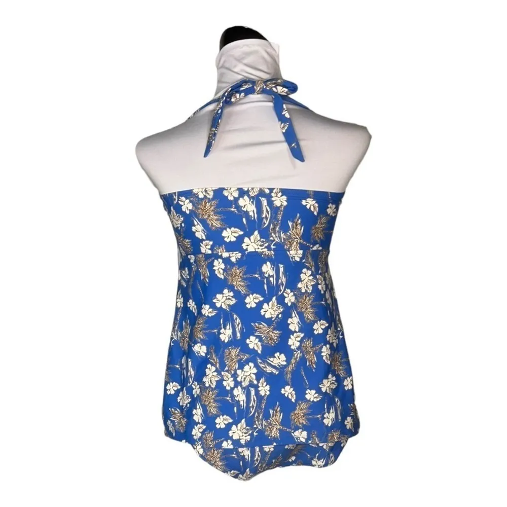 Pez D’or Maternity Akiko Blue Floral Print Tankini Swimsuit Set Size L NWOT Size L - Image 5