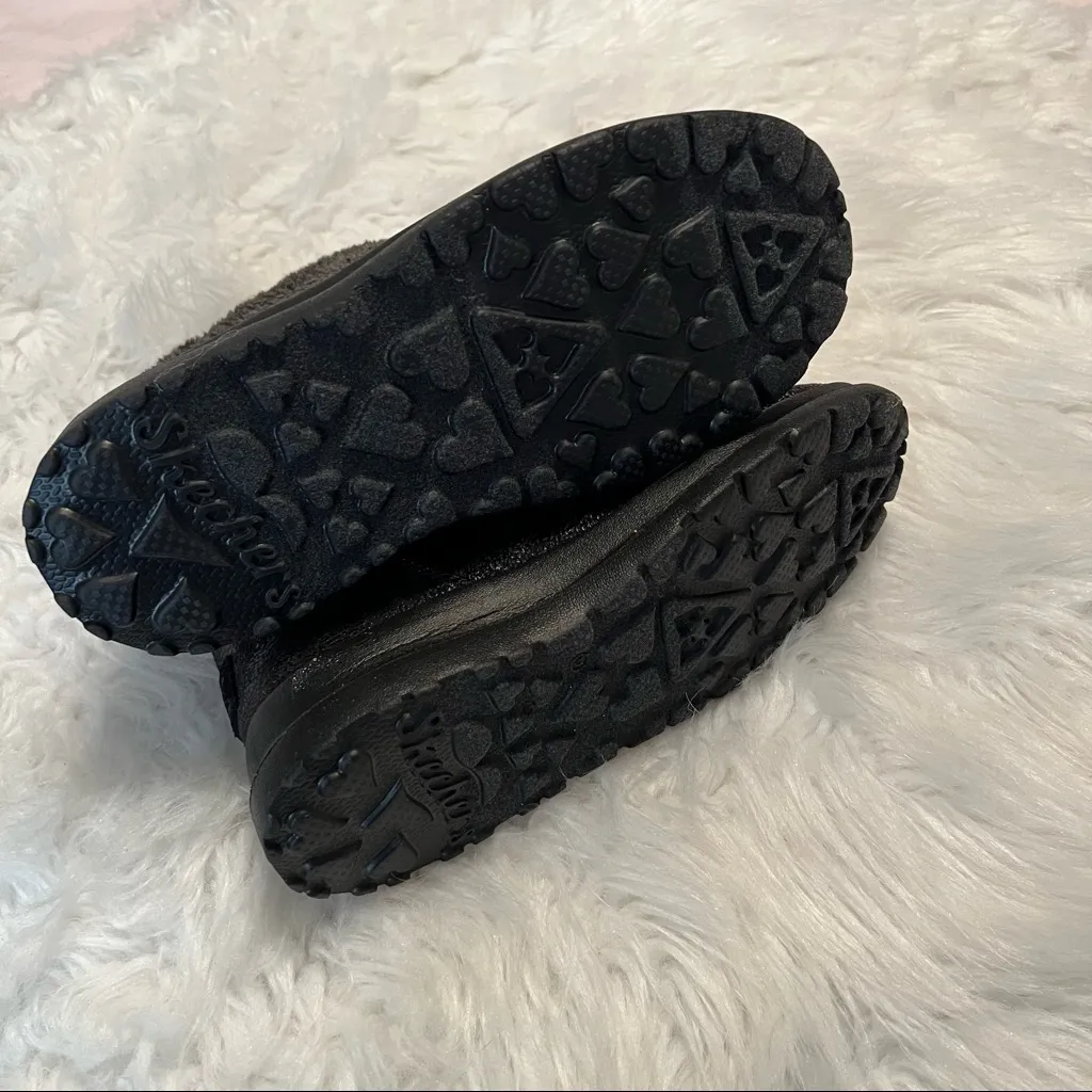 Bobs From Skechers Cherish Freedom Ride Boots 33985 black faux fur size 5.5 - Image 9