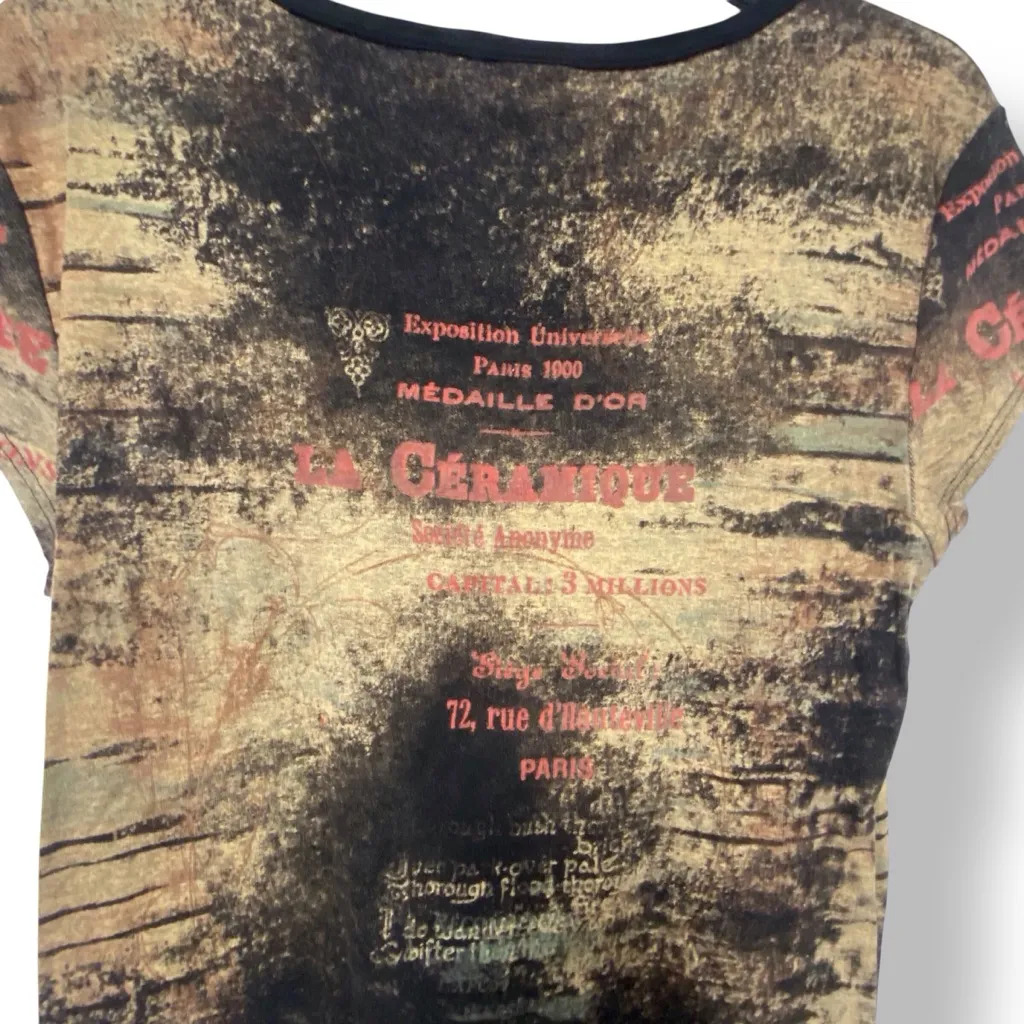 Westbound Graphic Tee with Red and Brown Tones - Image 6