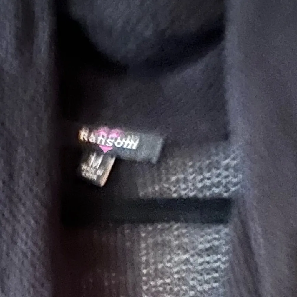 Ransom Black Cowl Neck Sweater Size M - Image 7