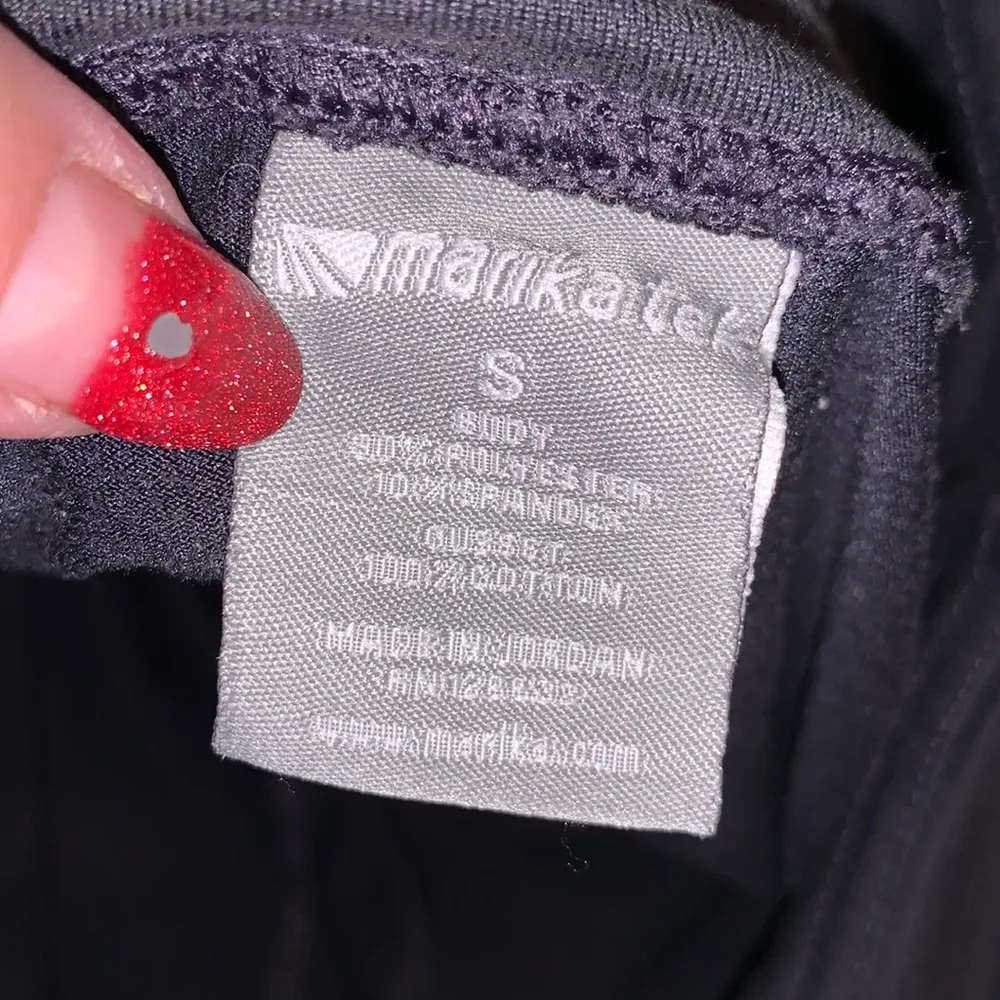 Marika Tek gray gym workout athletic capri leggings - Image 6