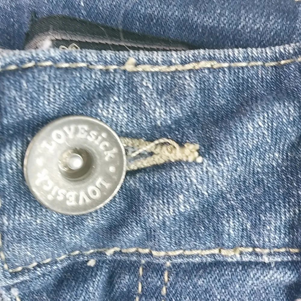 Lovesick 5 28x30 Destroyed Jeggings Skinny Jeans Blue Size 28 - Image 10