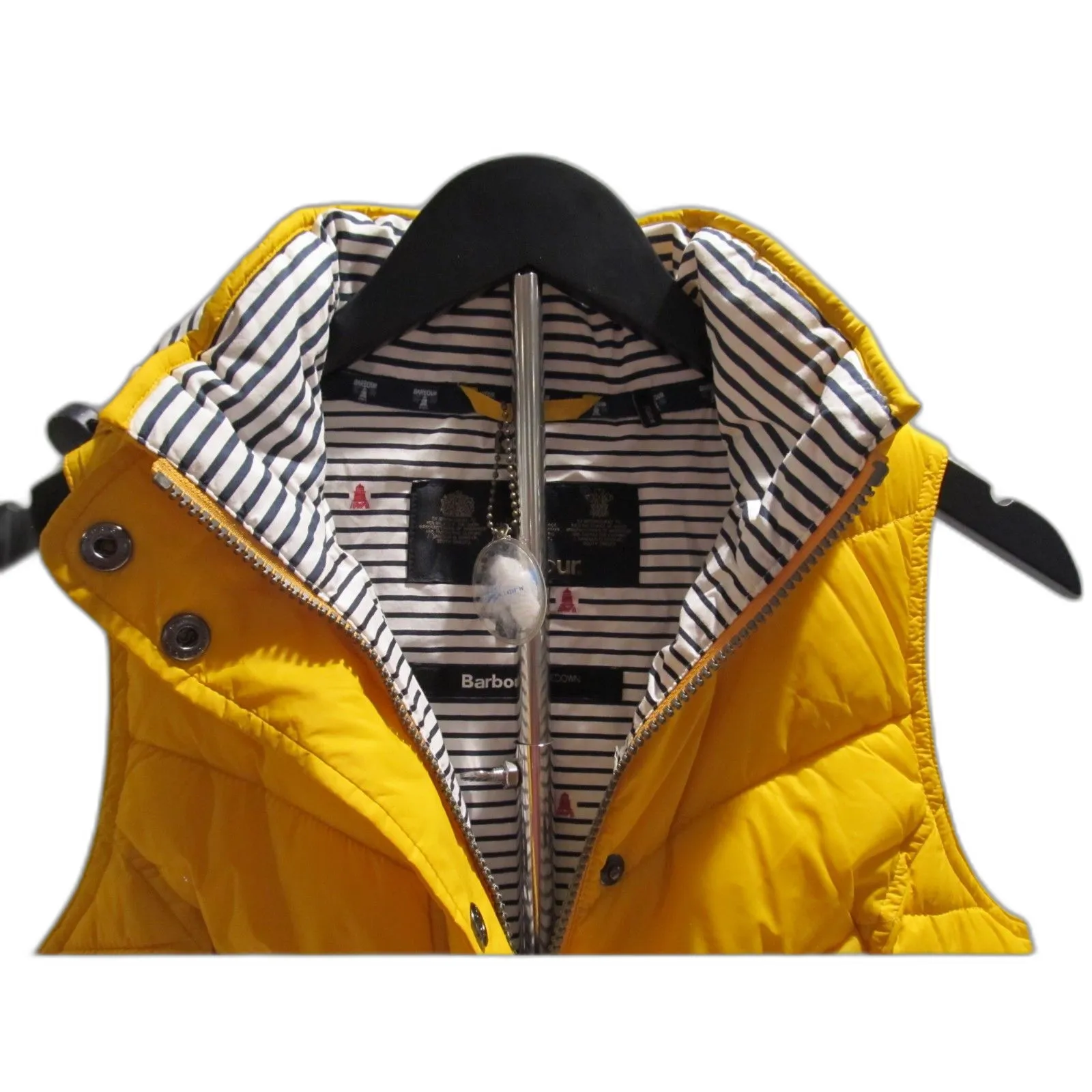 Barbour Women’s Quilted Vest Yellow Size 4 | Lightweight Gilet | Pre-Owned - Image 2