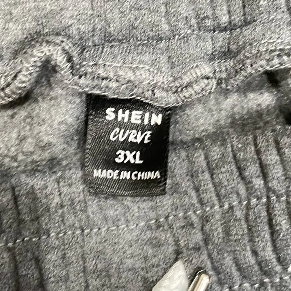Shein Curve Grey Sweatpants Women’s 3XL - Image 2