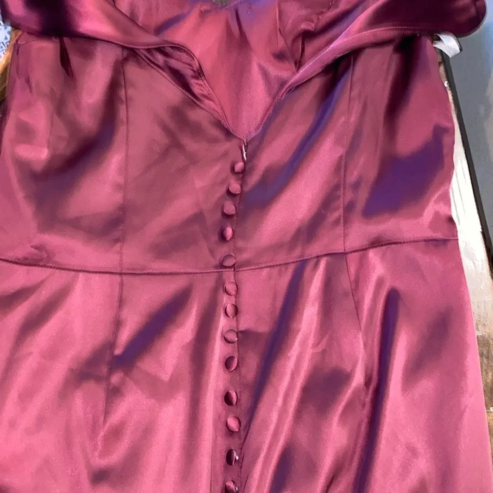 Galina Signature burgundy formal dress size 14 Red - Image 7