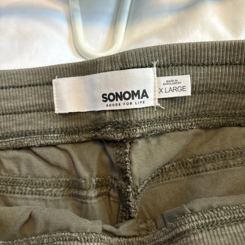 Sonoma Olive Green Track Pants - Image 3