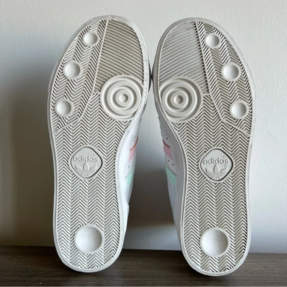 Adidas Basket Profi HiTop White/Green/Pink Pastel Women's Shoe Size 7.5 #994 - Image 10