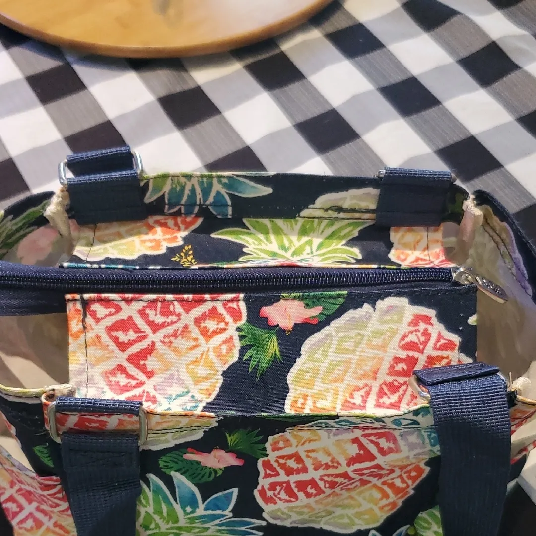 Pineapple Paradise Tote Bag Blue - Image 5