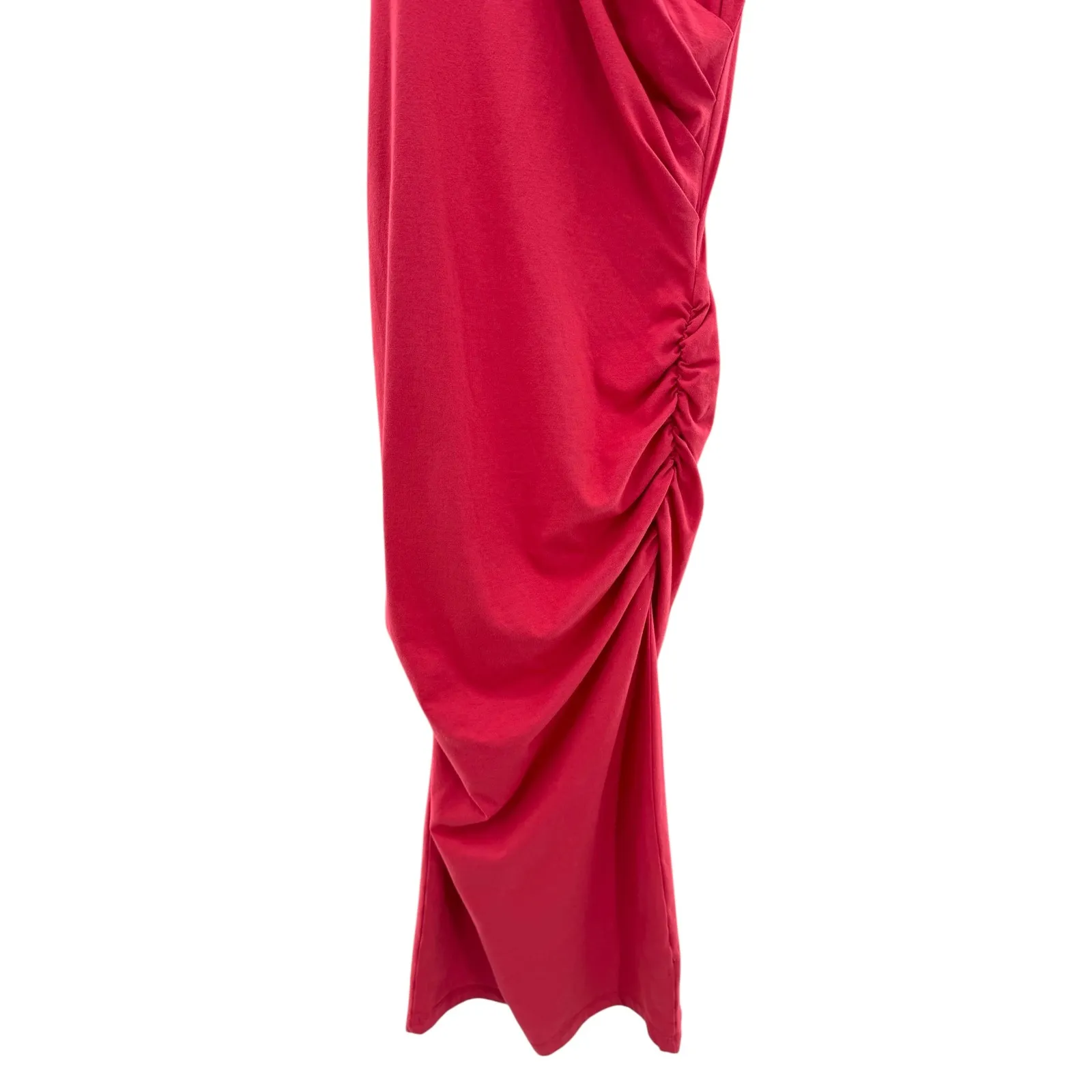 Michael Stars‎ Pink Sleeveless Dress Ruched Bodycon Cocktail Party Dress - Image 3