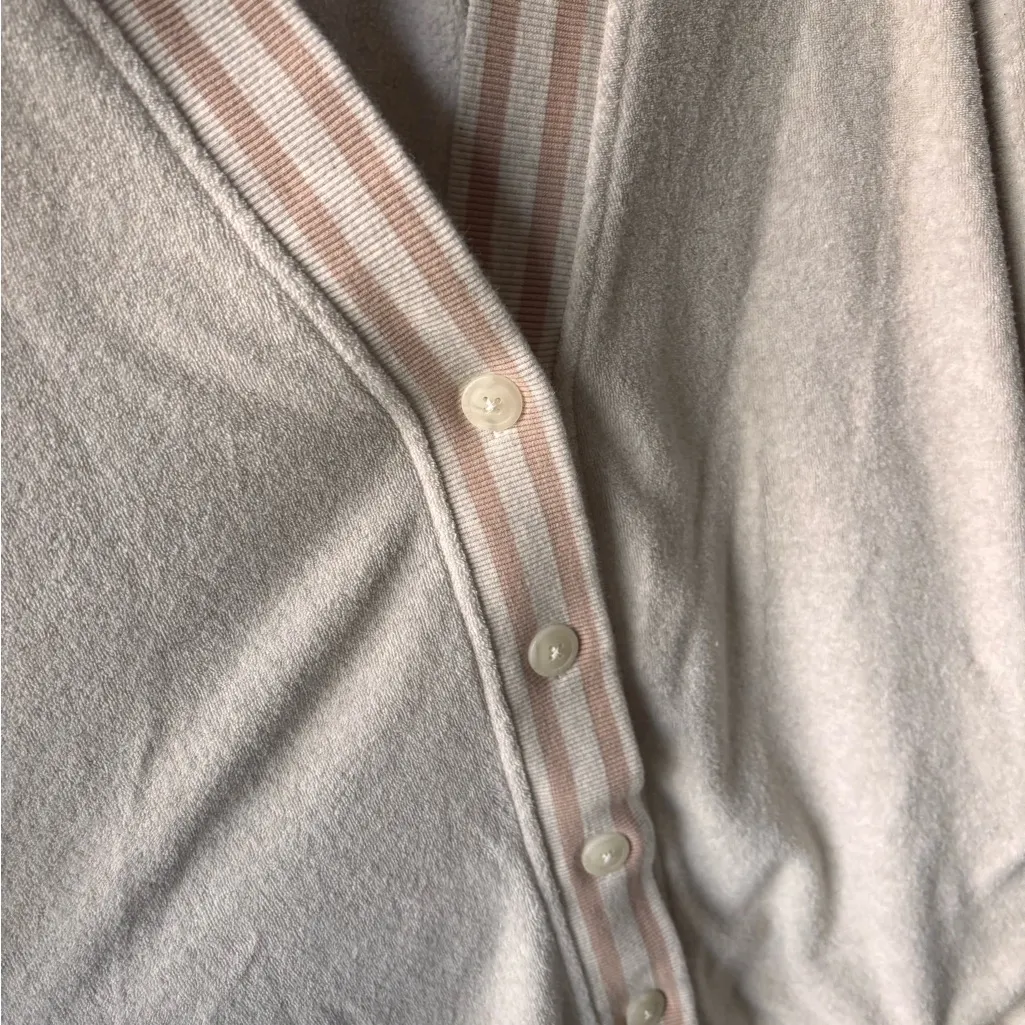 Aerie Oversized Terry Cloth Button Cardigan - Image 7