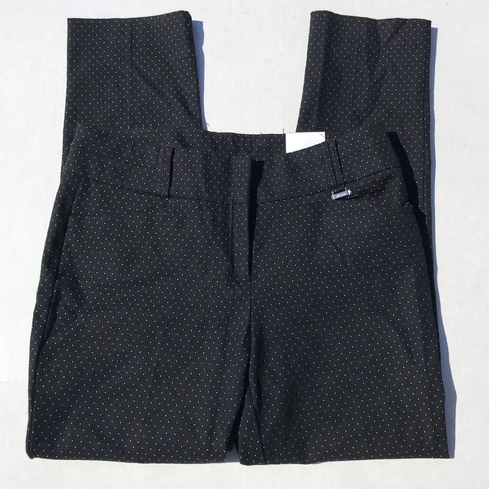 Anne Klein Polka Dot Slim Ankle Pant (12) - Image 10