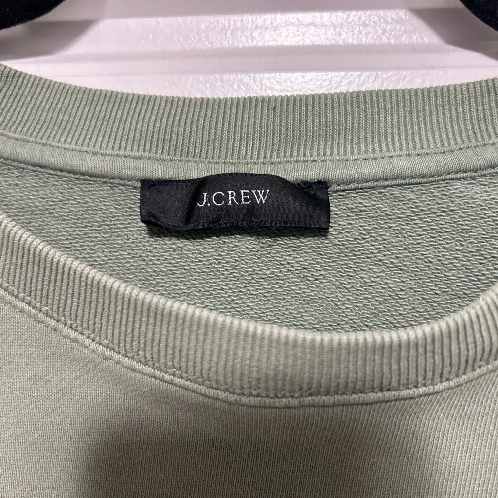 J. Crew Sage Green Sweatshirt - Image 2